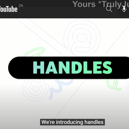 YouTube introduces Handles after years of making it difficult to get a customised channel name.