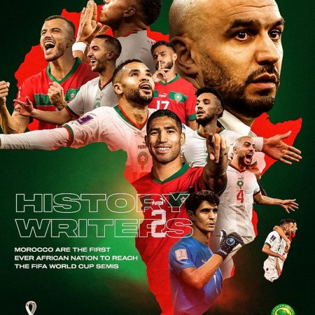 Morocco become the first African side to reach #FIFAWorldCup semi-finals