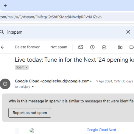 Google puts its own emails into spam TrulyJuly